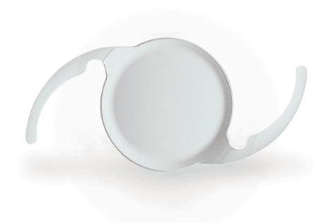 Artificial lens implanted during cataract surgery