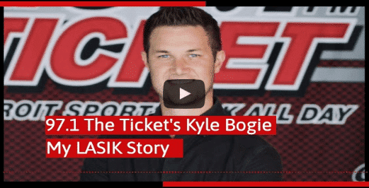Kyle Bogy 97.1 The Ticket - LASIK Story