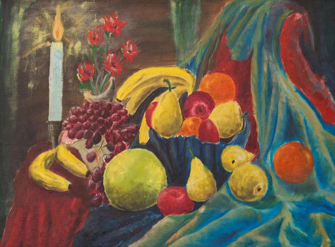 Painting By Dr. Haddad - Fruit Portrait 