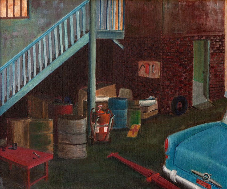 Painting By Dr. Haddad - The Garage